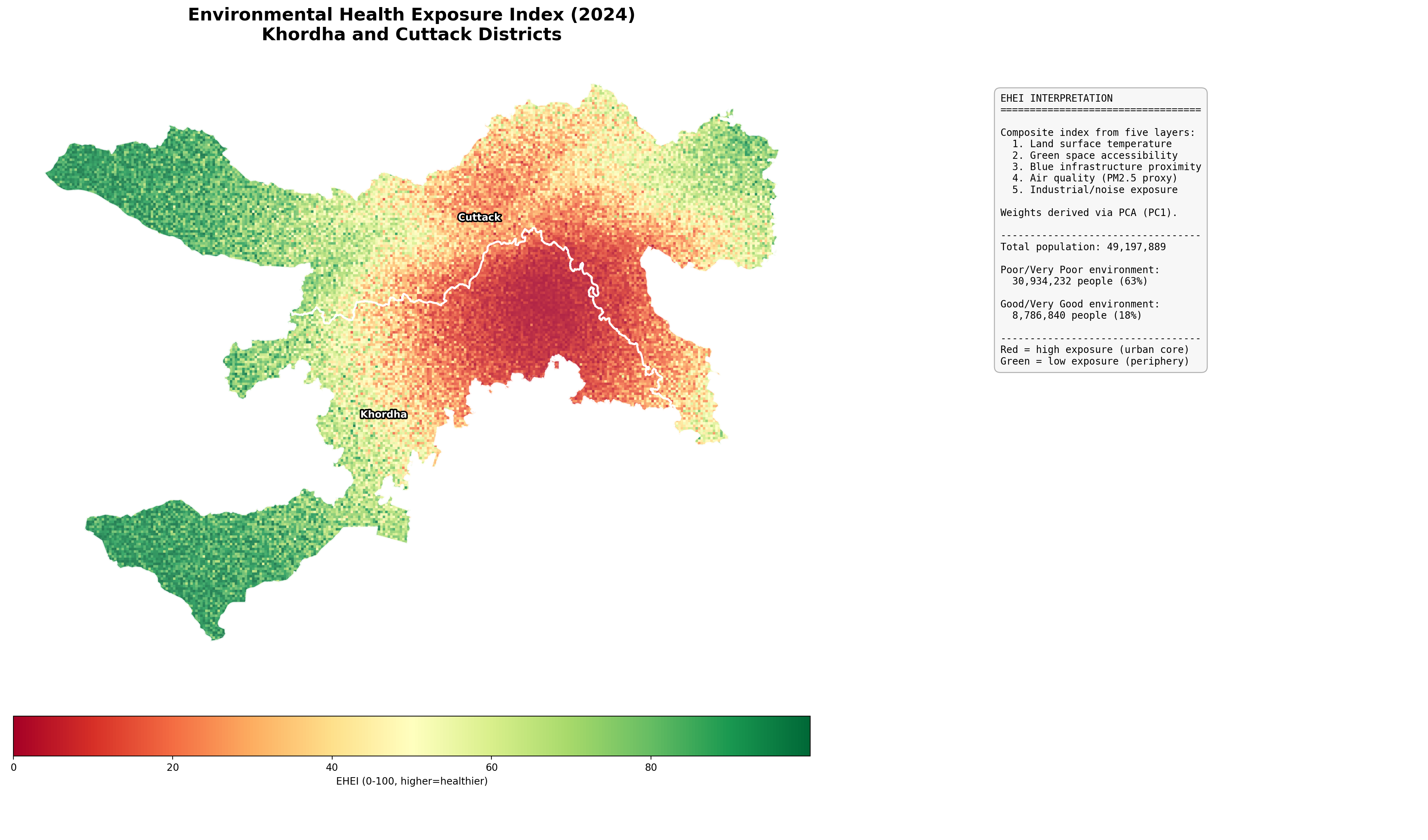 EHEI 2024 Spatial Distribution