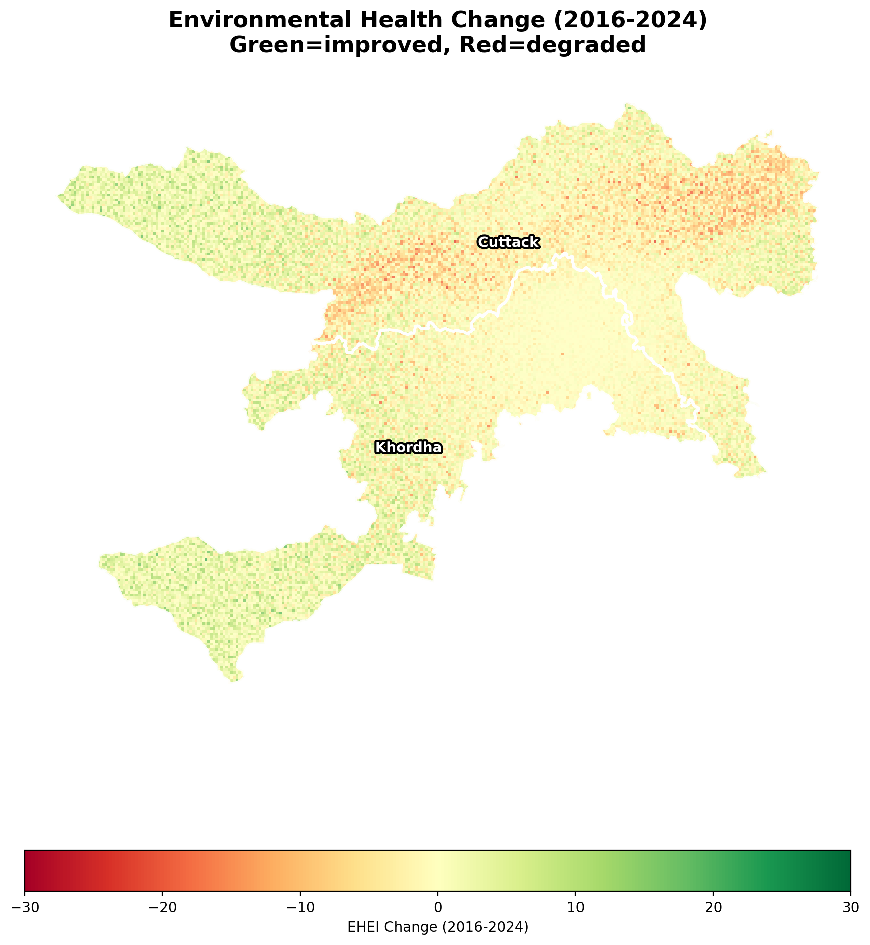 EHEI Temporal Change
