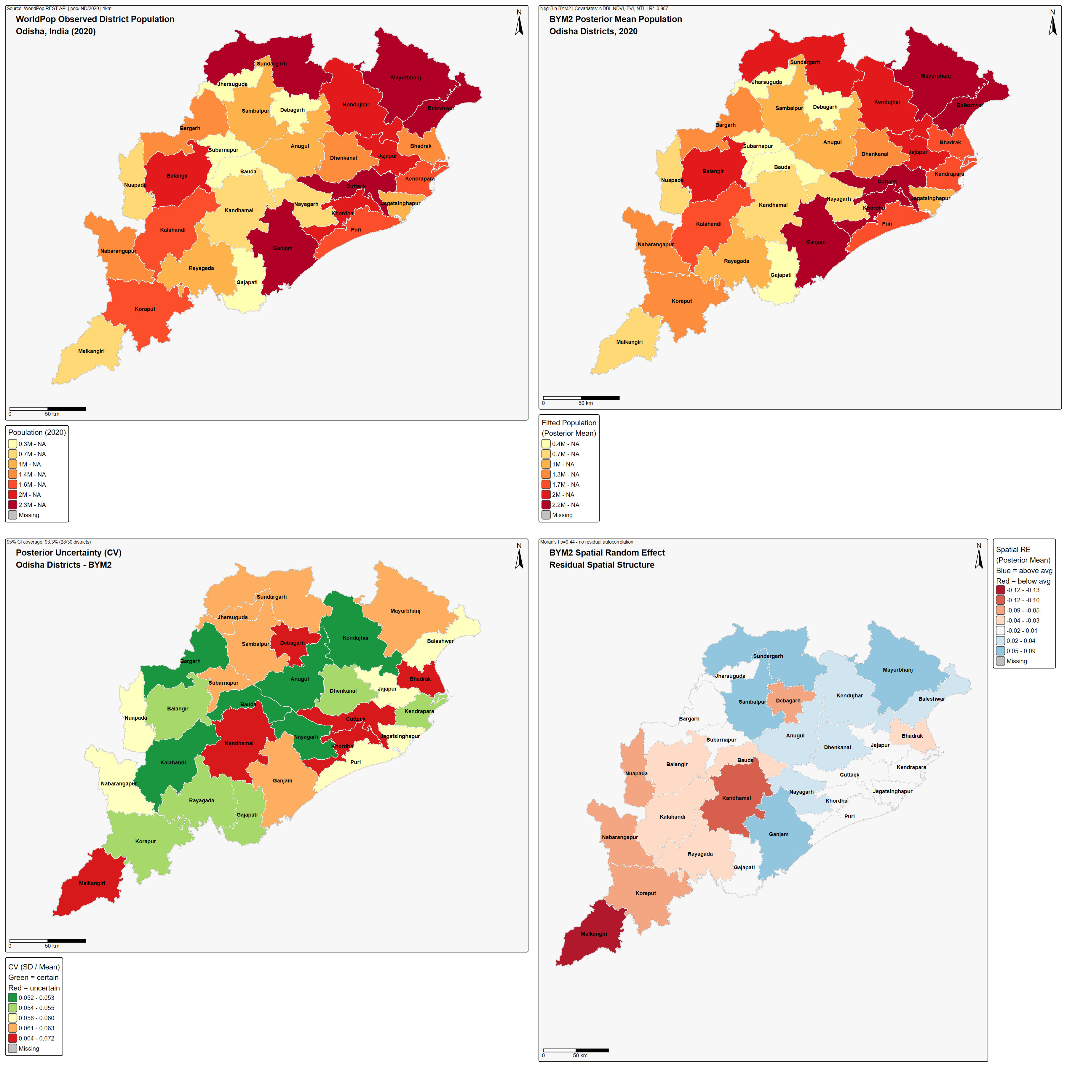 2x2 Panel Map